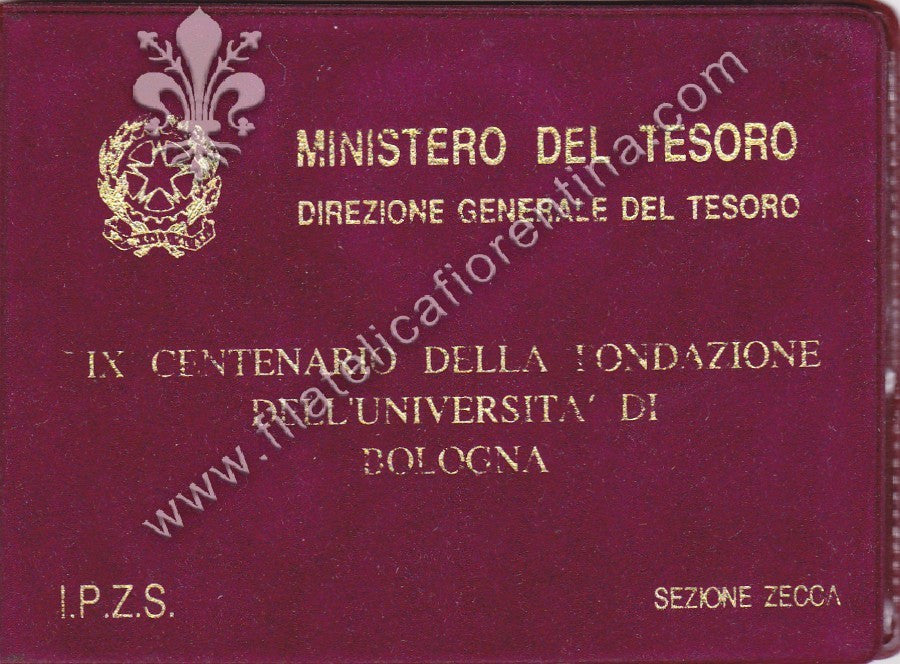 436 - IX° Centenario della Fondazione dell'UniversitÃ  di Bologna 1988