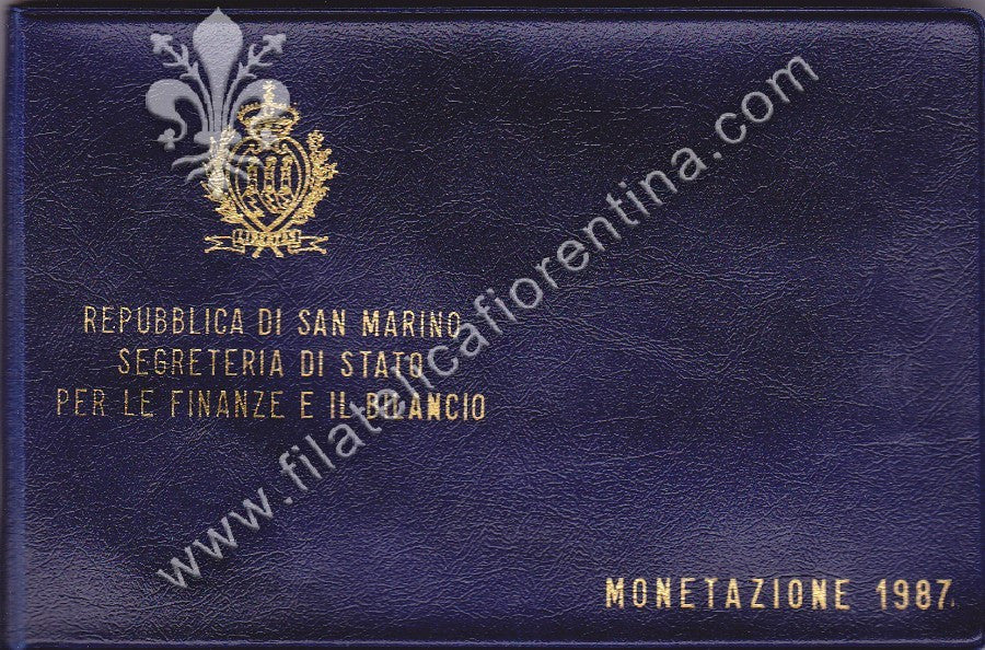 Serie Divisionale 1987 - XV° Anniversario nuova moneta