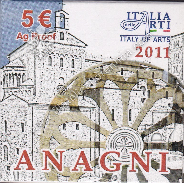 Italia delle Arti - Città di Anagni - 5 Euro 2011
