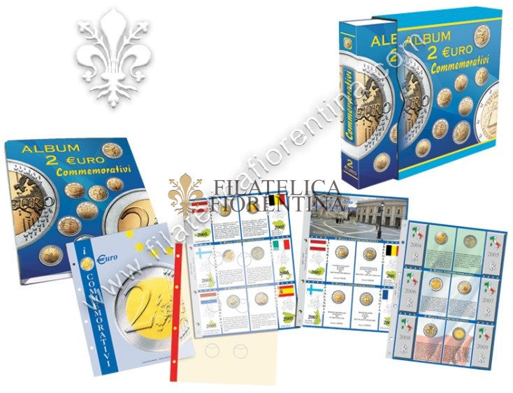 Fogli generici - per Album 2 Euro commemorativi