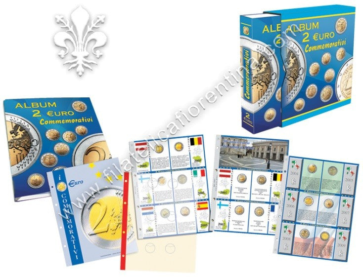 Fogli generici - per Album 2 Euro commemorativi