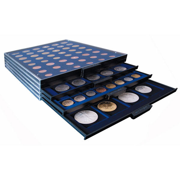 MP-BOX - Vassoio - 6 serie da 8 monete Euro (1, 2, 5, 10, 20, 50 cent 1, 2 EURO)