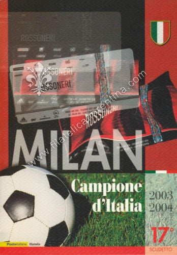 Folder n.80 " MILAN CAMPIONE D'ITALIA 2003-2004 " 2004