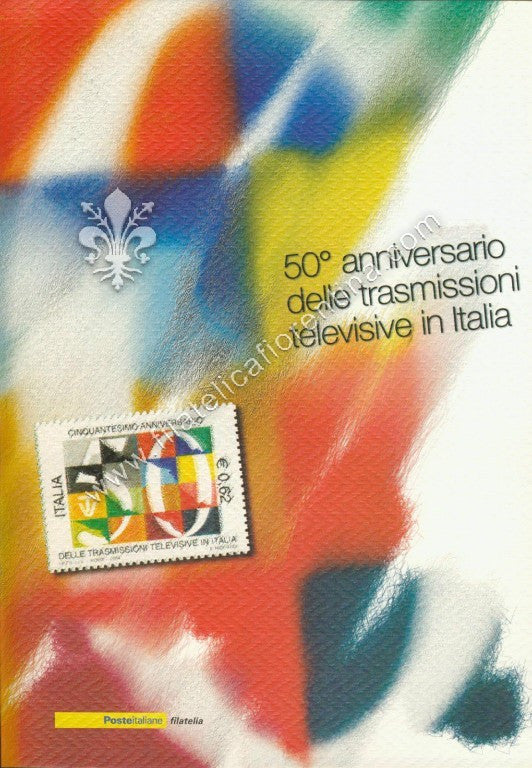 Folder n.73 " 50° TRASMISSIONI TELEVISIVE IN ITALIA " 2004