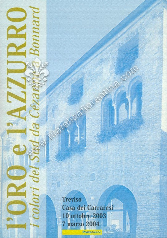 Folder n.68  " L'ORO E L'AZZURRO " 2003
