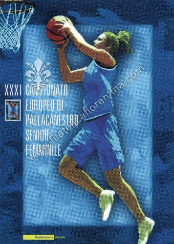 Folder n. 159 " XXXI CAMP. EUROPEO DI PALLACANESTRO FEMMINILE " 2007
