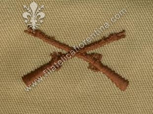 BOS ufficiale di Fanteria ( desert ) marrone su sabbia