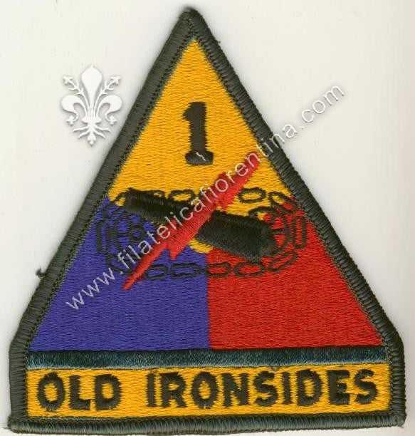 1st Armored Division nickname: "Old Ironsides"