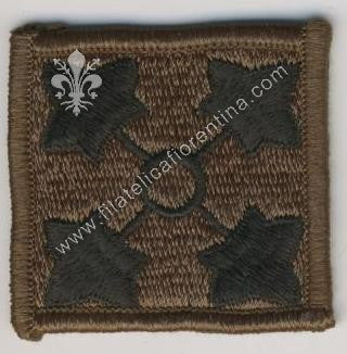 4^ Divisione nero su verde da combattimento