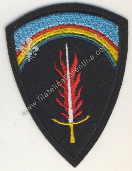 Patch Marines Sword - fondo nero c/ arcobaleno