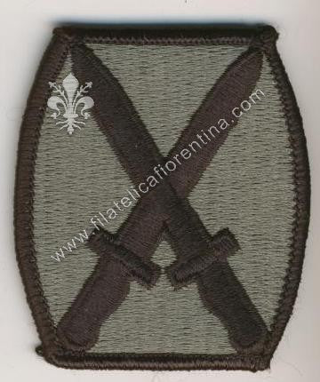 10^ Divisione Mountain (nero su grigio) senza scritta