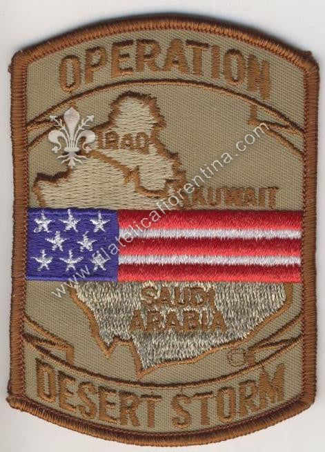 "Operation Desert Storm"  (bordo rilievo)