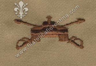 Ufficiale Carristi marrone su sabbia desert