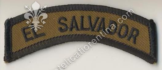 EL SALVADOR - nero su verde