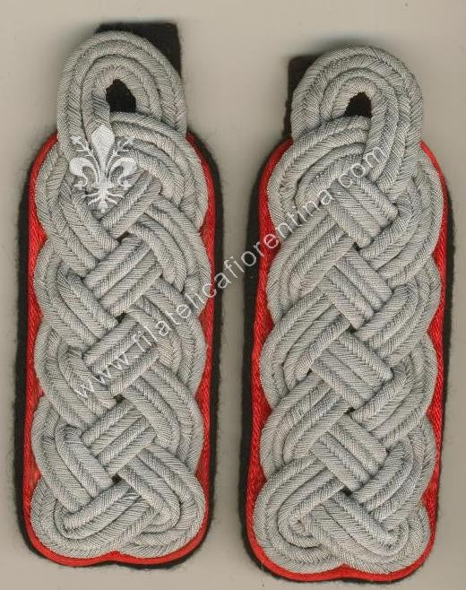 Ufficiale superiore Artiglieria / Artillery - Waffenfarbe rosso