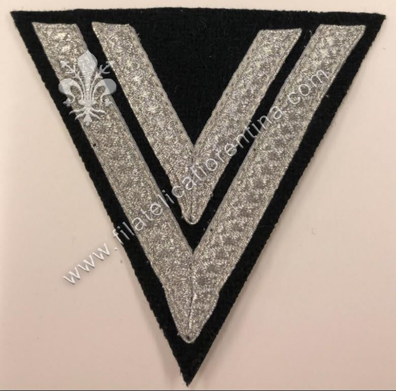 Grado da braccio Caporalmaggiore " ROTTENFUHRER " - fondo nero, filo argento