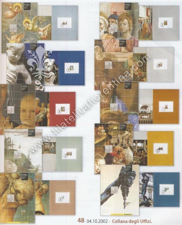 Folder n. 48 " COLLANA DEGLI UFFIZI " 2002