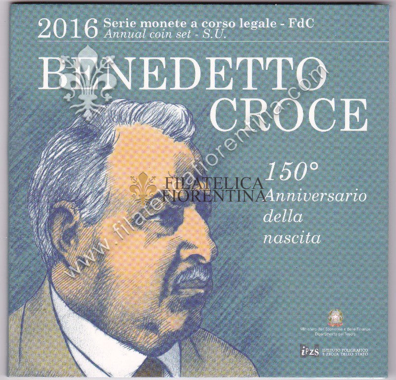 Serie Divisionale 2016 - con 5€ Arg. B. Croce