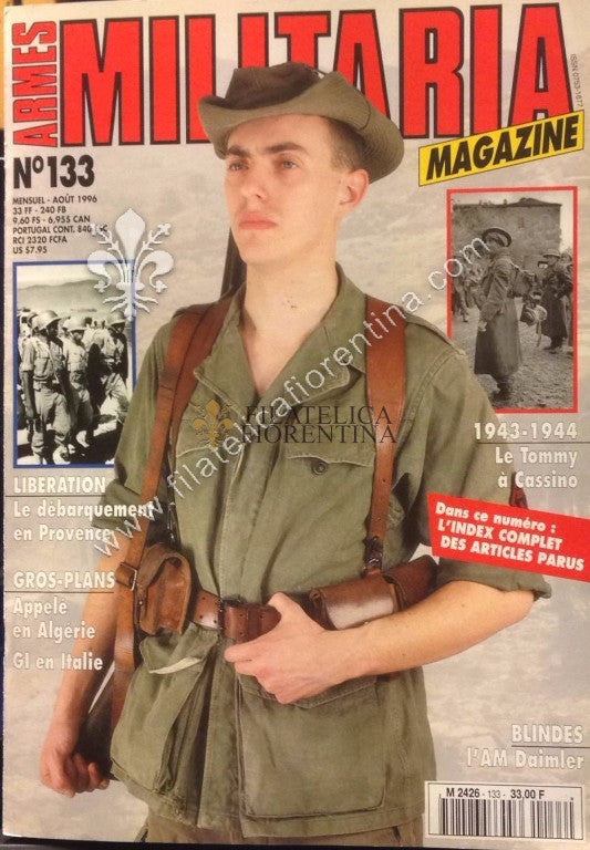 Rivista francese  Armes Militaria "MILITARIA MAGAZINE" n° 133