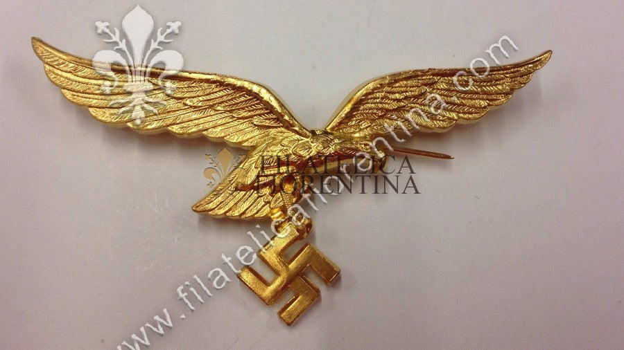 Aquila da petto da Generale - con spillo marcato retro