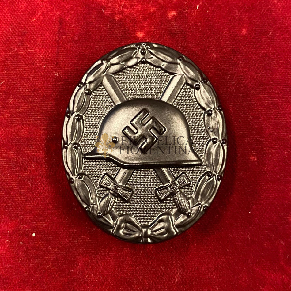 Distintivo per ferite di 1^ cl. modello 1939 ( II^ Guerra Mondiale) - variante nero