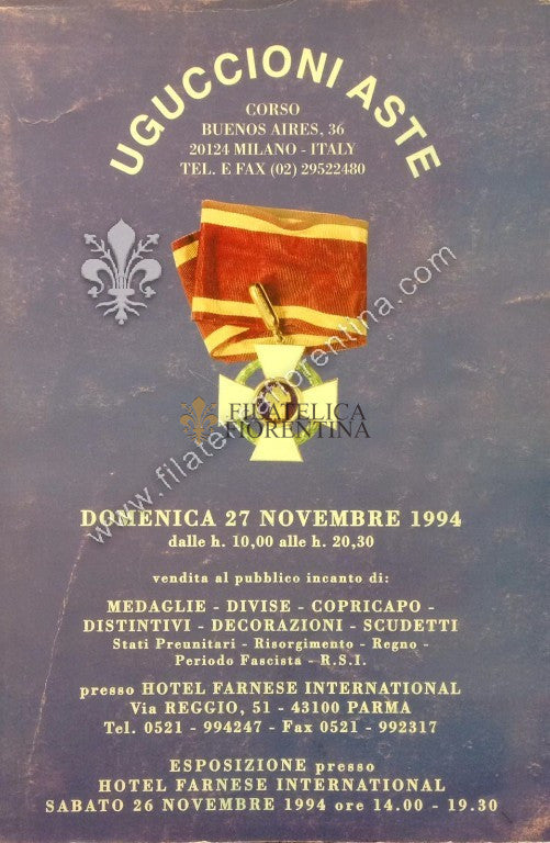 Catalogo Asta Uguccioni - Milano 1994