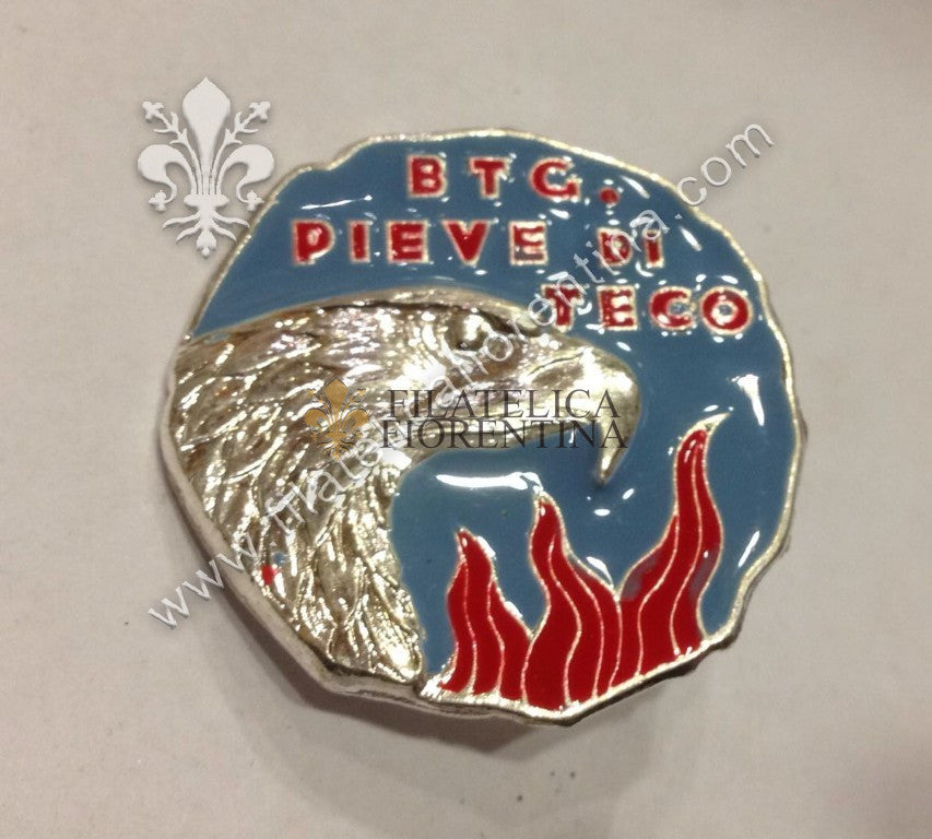 Distintivo Brigata Pieve di Teco - mdello spillo