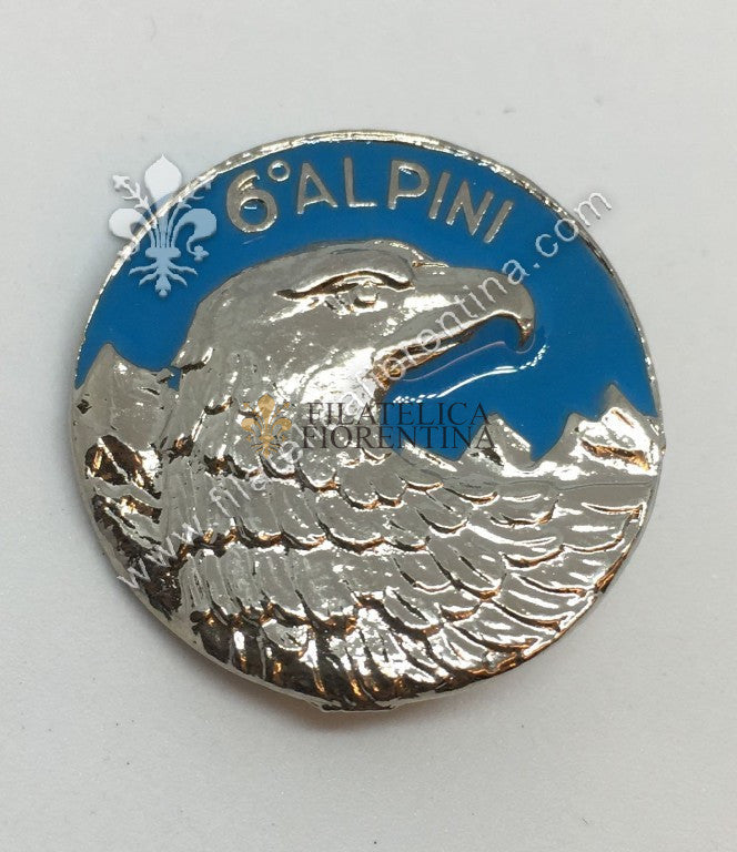 Distintivi 6° Reggimento alpini 1946/75 e dal 1993 - Non marcato