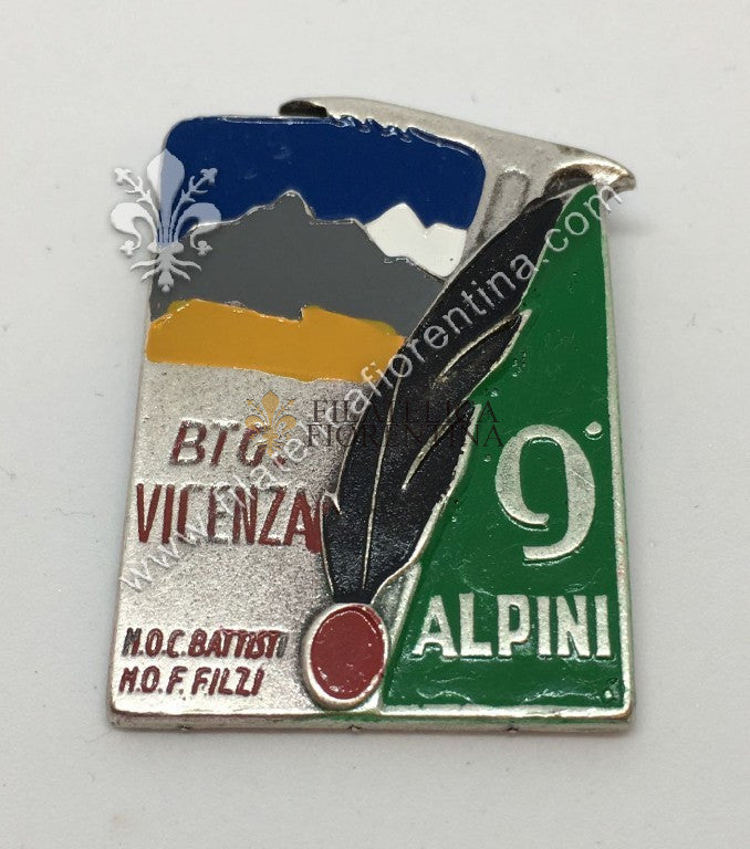 Distintivo del 9° Battaglione Vicenza in smalto - no marchi