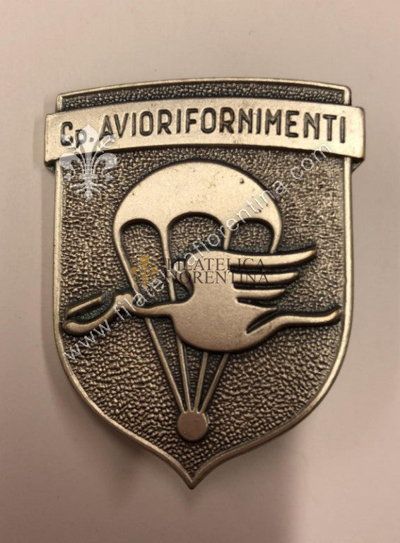 Distintivo della Compagnia Aviorifornimenti Paracadutisti (vite variante)