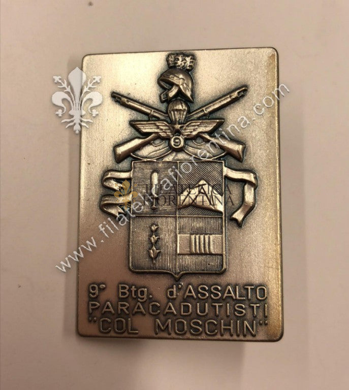 Distintivo del 9° Battaglione d'Assalto Paracadutisti Col Moschin (clip)