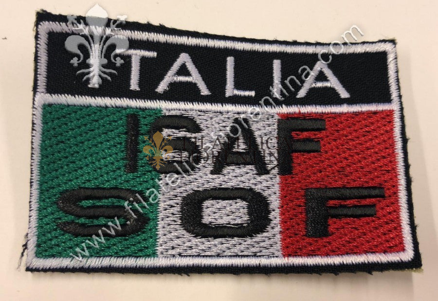 Distintivo ISAF SOF Italia (con velcro)