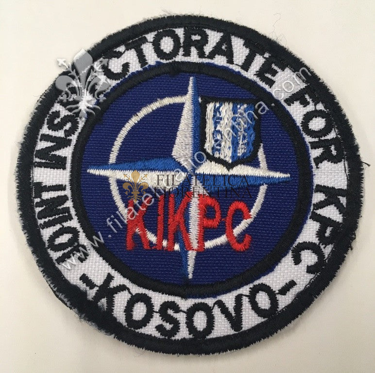 Distintivo Joint Inspectorate For KPC Kosovo KIKPC (con velcro)