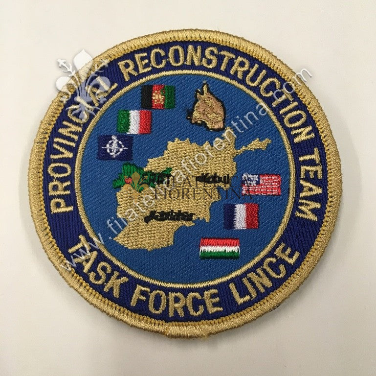 Distintivo Provincial Reconstruction Team - Task Force Lincd (con velcro)