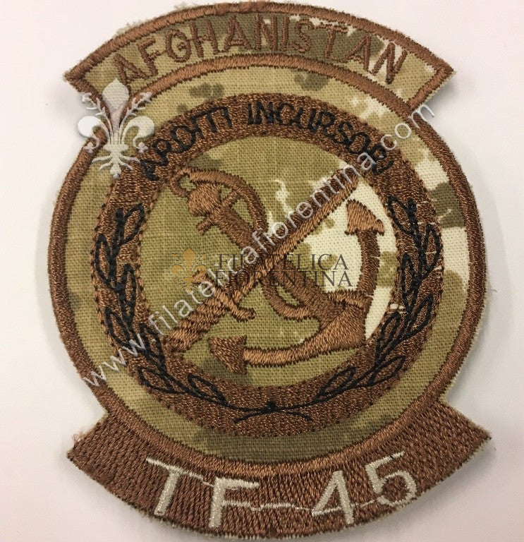Distintivo Afghanistan TF-45 Arditi Incursori (con velcro)