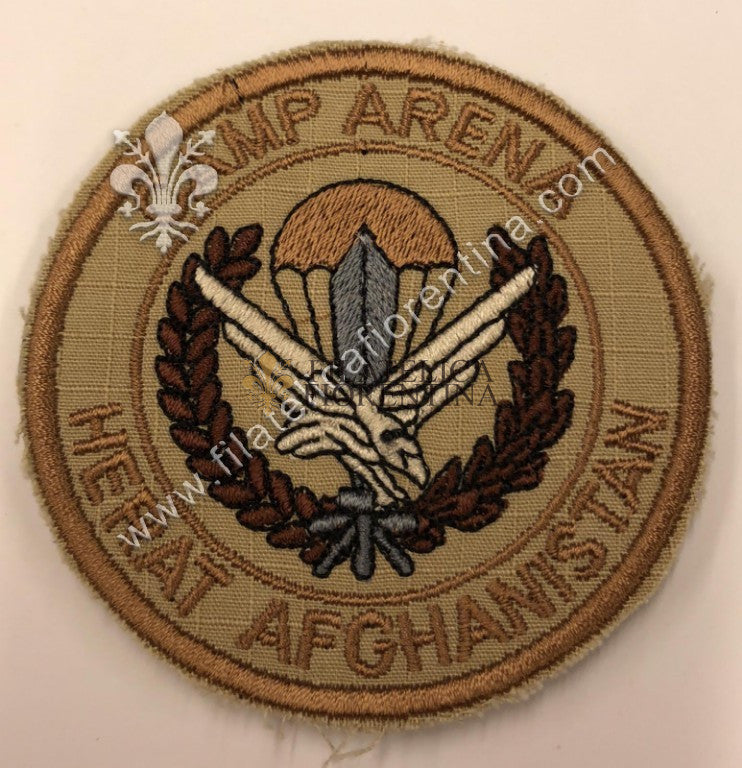 Distintivo Camp Arena Herat Afghanistan - sabbia (con velcro)