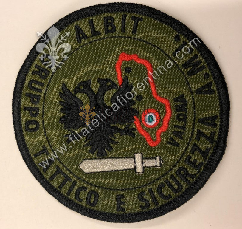 Distintivo Valona ( Albania ) Gruppo Tattico e Sicurezza - AMI ALBIT