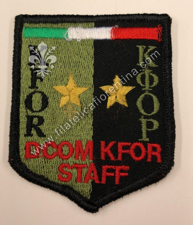 Distintivo KFOR DCom Kfor Staff (con velcro)