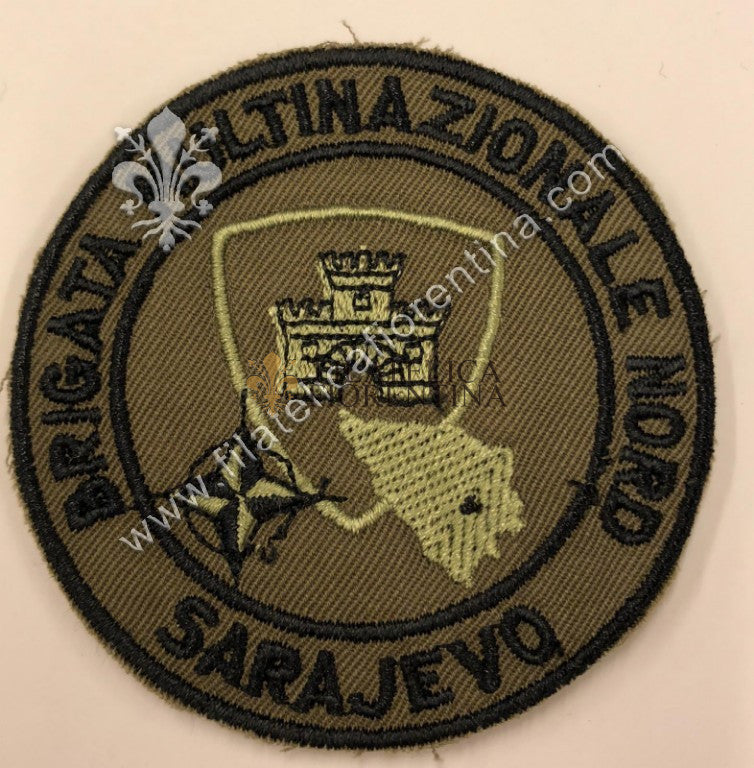 Distintivo Brigata Multinazionale Nord Sarajevo (con velcro)