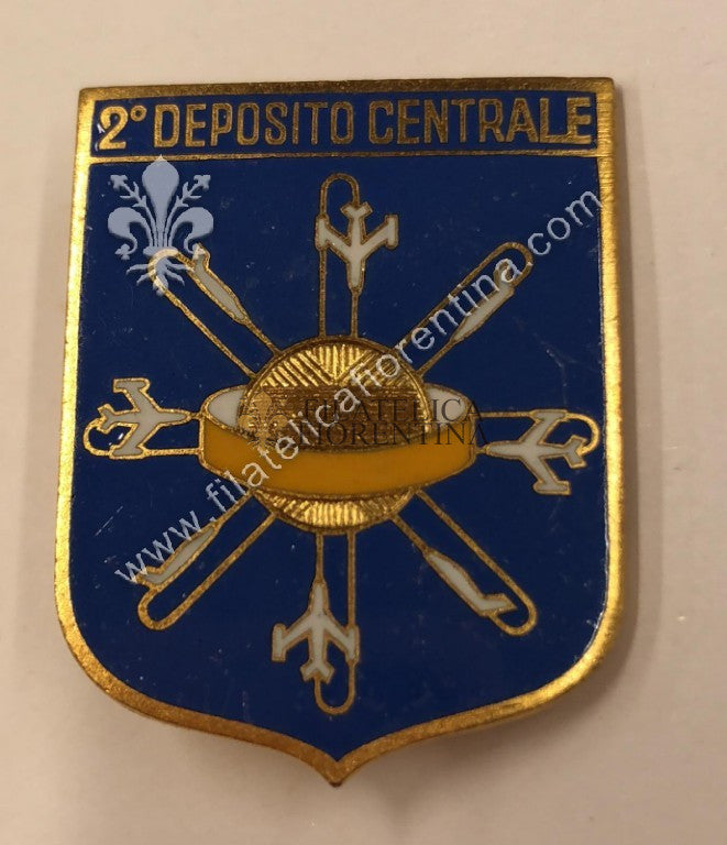 Distintivo 2° Deposito Centrale Aeronautica Militare - marcato Johnson