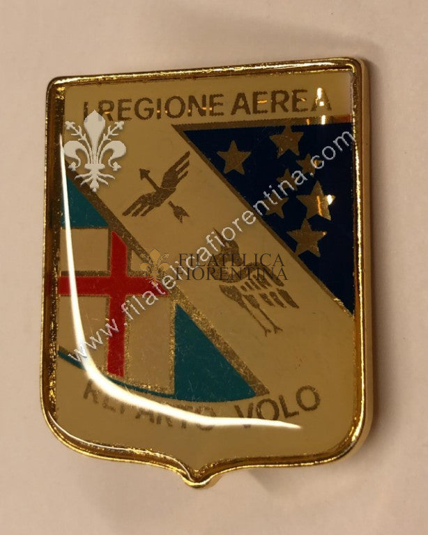 Distintivo 1^ Regione Aerea Reparto Volo - mod. vetrificato (Euroconfezioni)