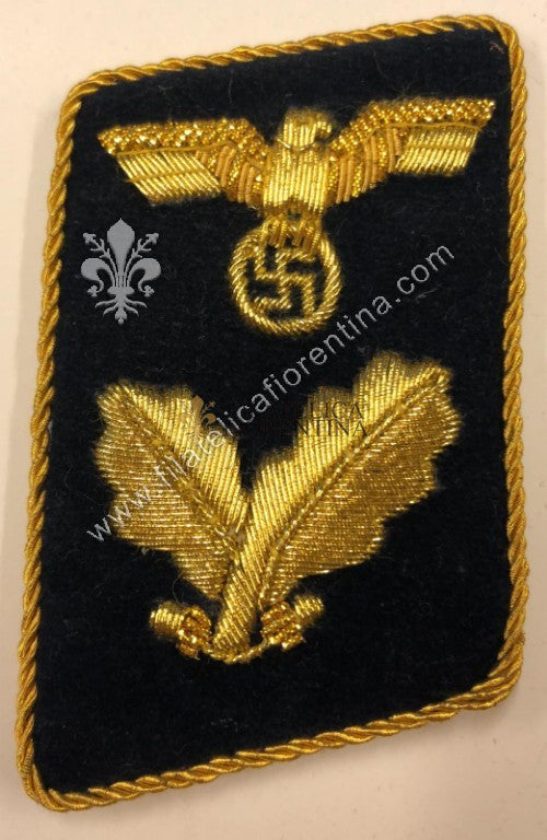 Mostrine NSDAP Bereichsleiter (fondo nero) in canottiglia
