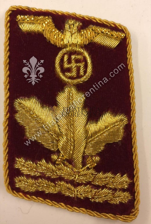 Mostrine NSDAP Hauptdienstleiter ( fondo bordeaux ) in canottiglia