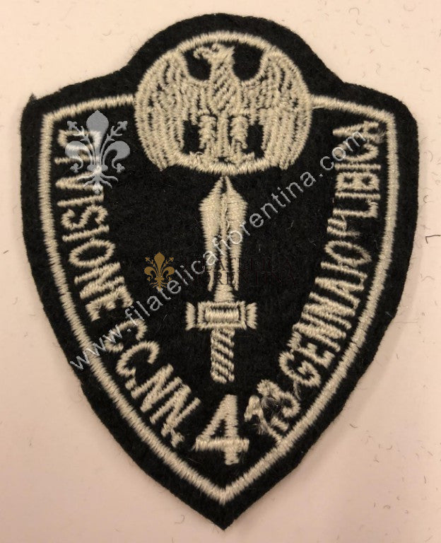 Distintivo 4^ Divisione Camicie Nere CC. NN. Africa del Nord "Libica" 3 Gennaio