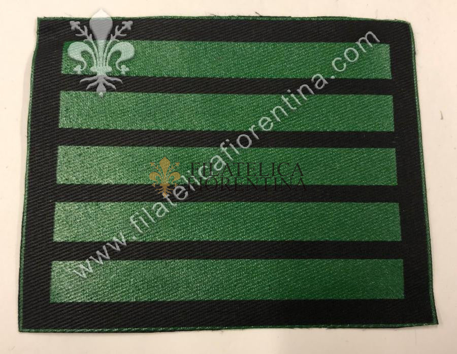 Grado da Comandante di Squadra "STURMSHARFUHRER" - fondo nero, mod. plastificato verde