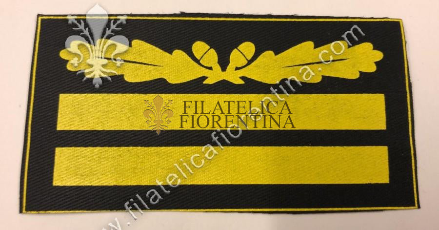Gradi da Generale di Divisione "GRUPPENFUHRER" - fondo nero, mod. plastificato giallo