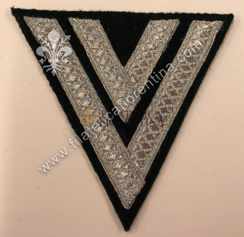 Obergefreiter - tresse argento su fondo verde scuro mod.1936 (variante tress sovrapposte)