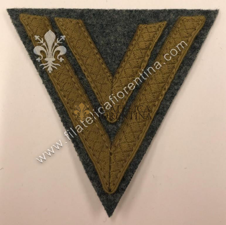 Grado Obergefreiter - tresse bronzo su fondo verde/grigio (mimetico)