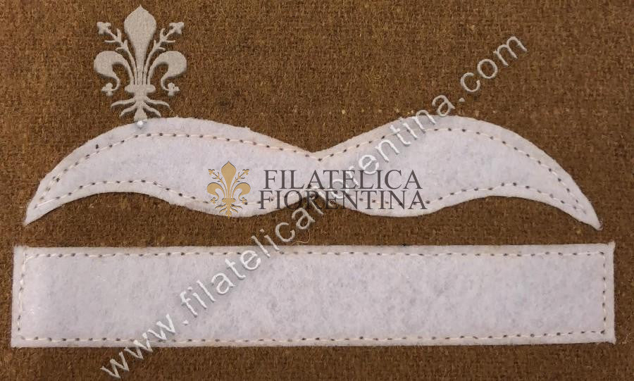 Grado da Leutnant - bianco su fondo kaki