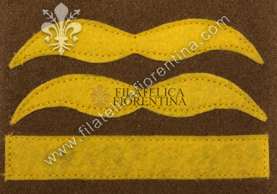 Grado da Generalmajor - giallo su fondo kaki